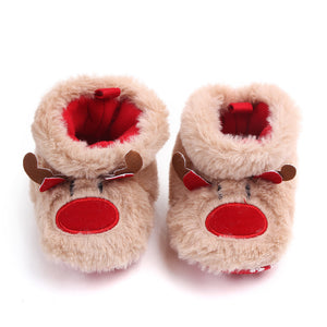 Christmas Elk First Walkers Infant Shoes