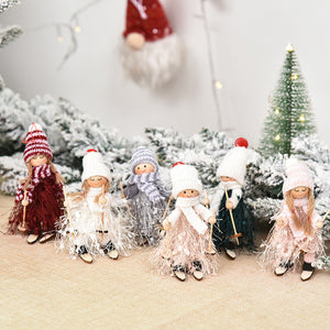 Christmas Tree Doll Hanging Cloth