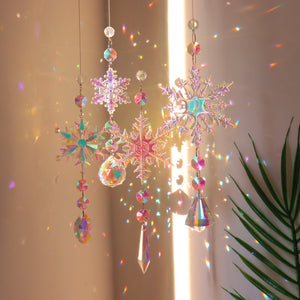 Snowflake Crystal Sun Catcher Pendant
