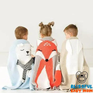 Animal Cartoon Baby Blanket - Nursery Furniture