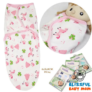 Cartoon Baby Sleeping Bag and Anti-Startled Baby Wrapped