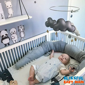 Cartoon Baby Crib Bumper Pillow for Infant Bedding - Nursery