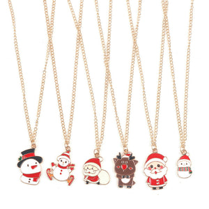 Christmas Cartoon Pendant Necklace